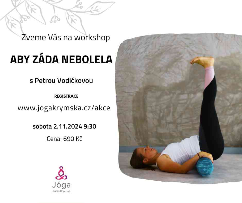 Workshop Aby záda nebolela